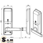Khóa điện tử Hafele EL7000-TC thân lớn