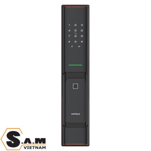 Khoá điện tử Hafele PP8100 đồng bóng