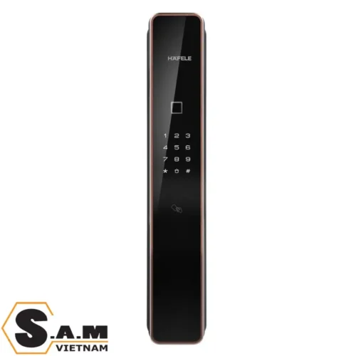 Khóa điện tử Hafele PP9000 đồng bóng