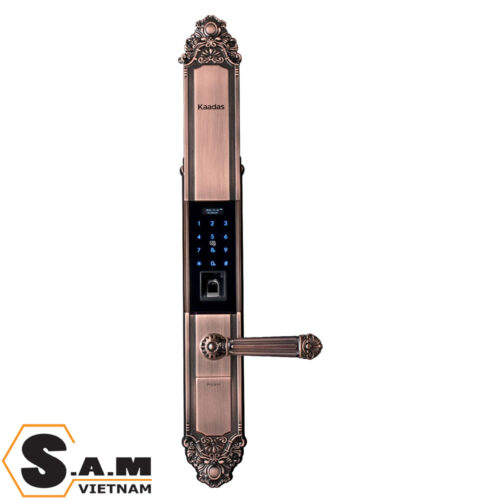 Khóa vân tay đại sảnh Kaadas 6002 copper rose