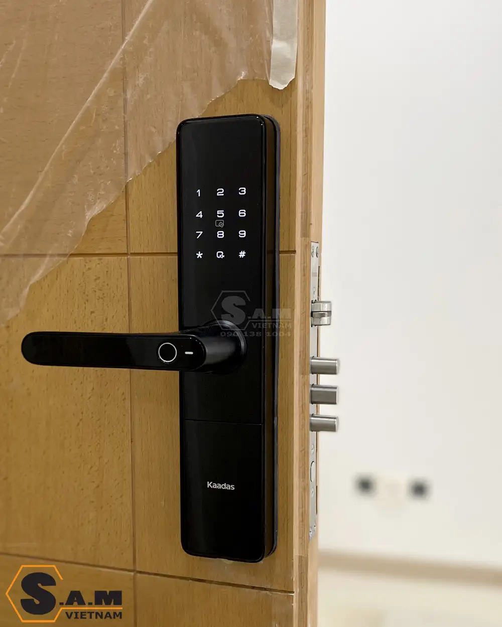 Lắp đặt khóa vân tay Kaadas S500-5W Black