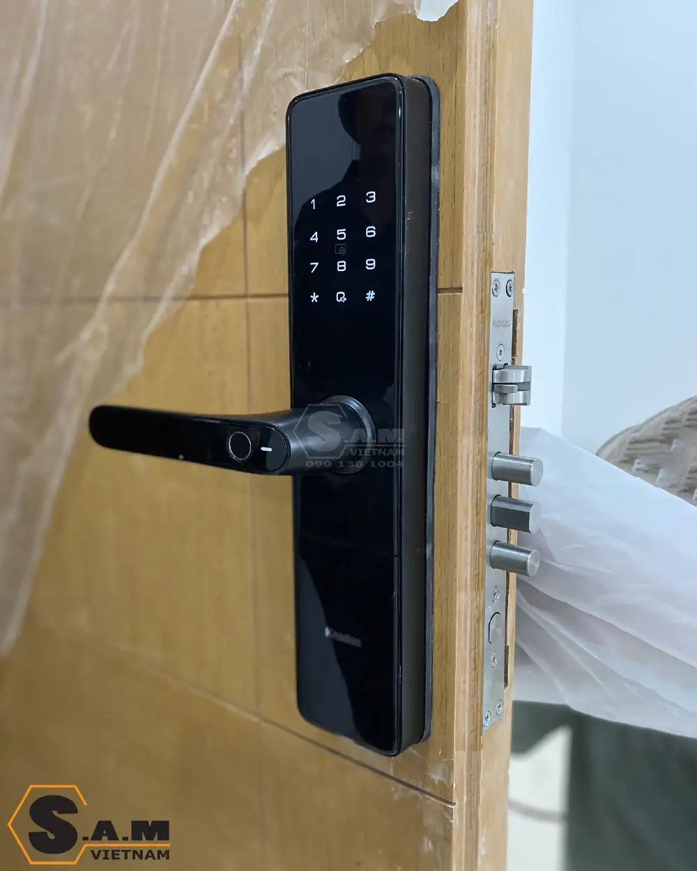 Lắp đặt khóa vân tay Kaadas S500-5W màu đen