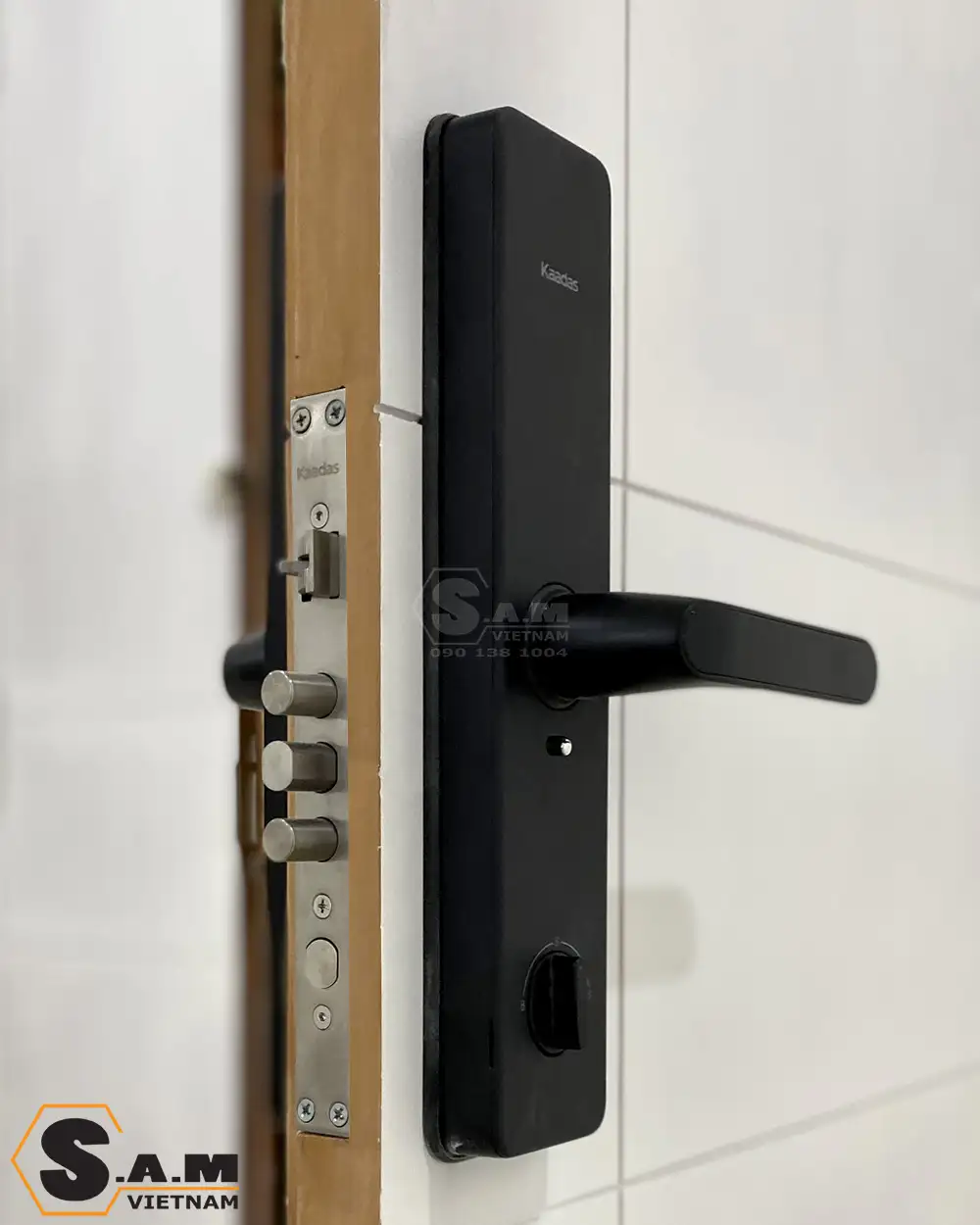 Lắp đặt khóa vân tay Kaadas S500-C Black