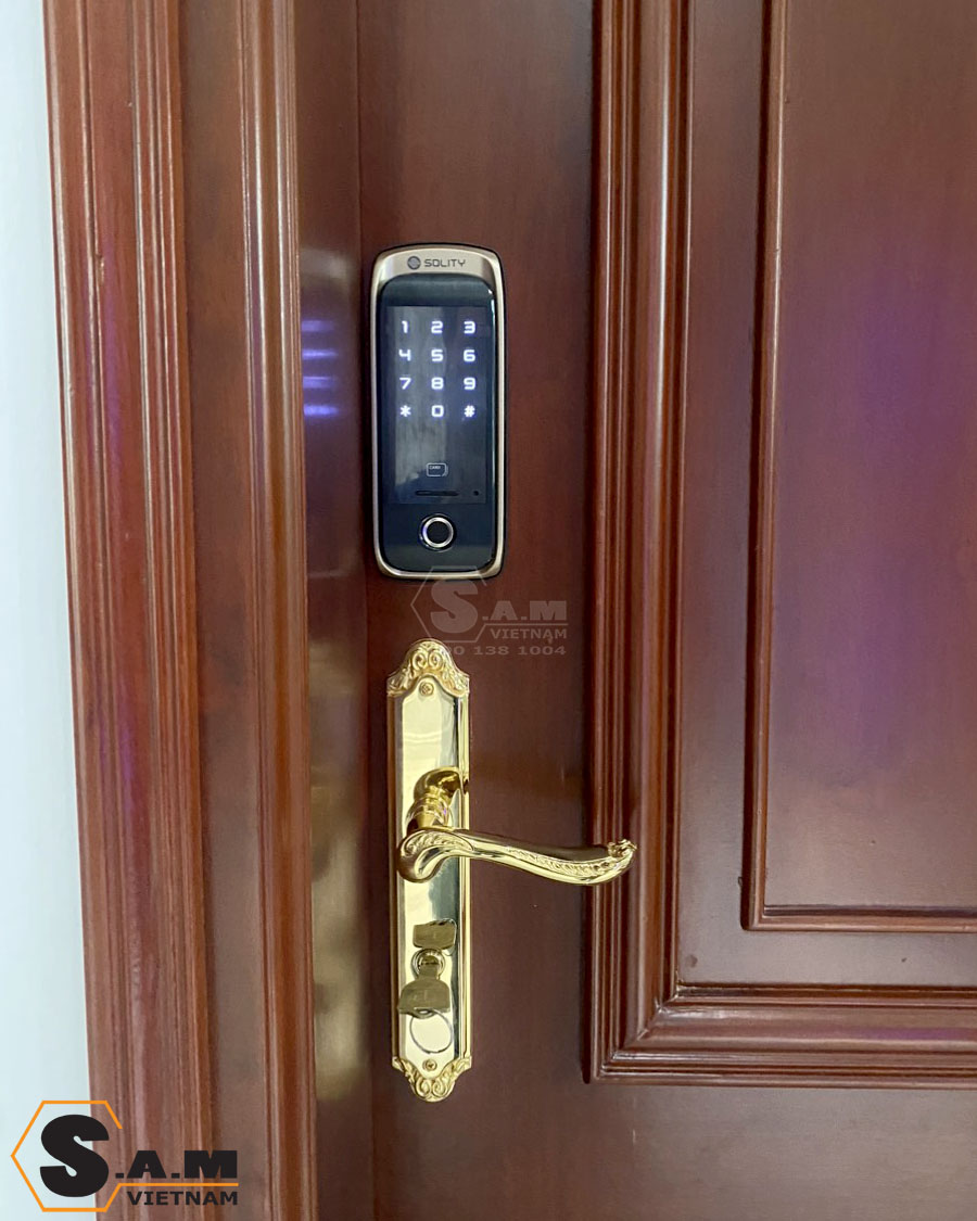 Khóa vân tay không tay cầm Solity GA-60B