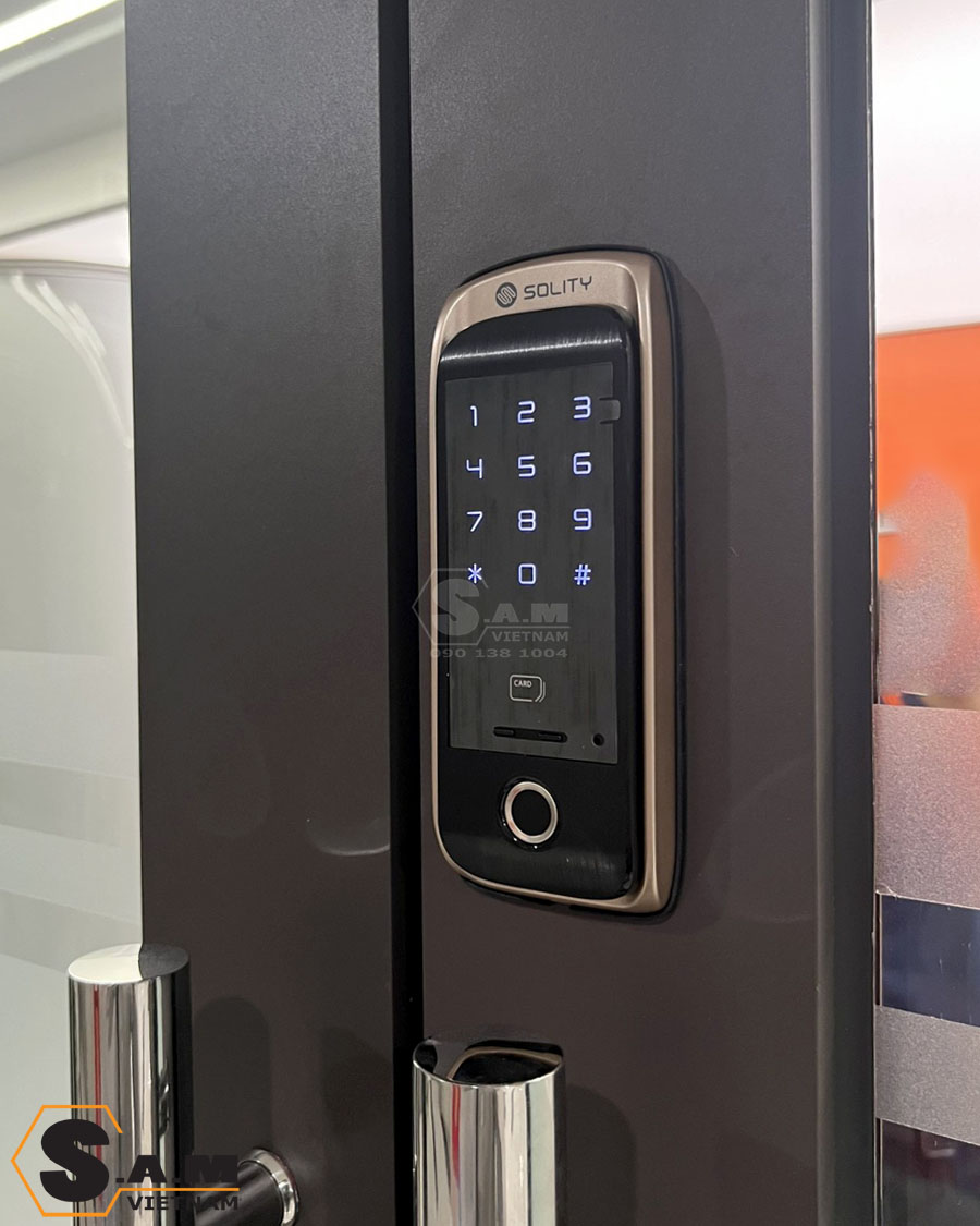 Khóa vân tay không tay cầm Solity GA-60B