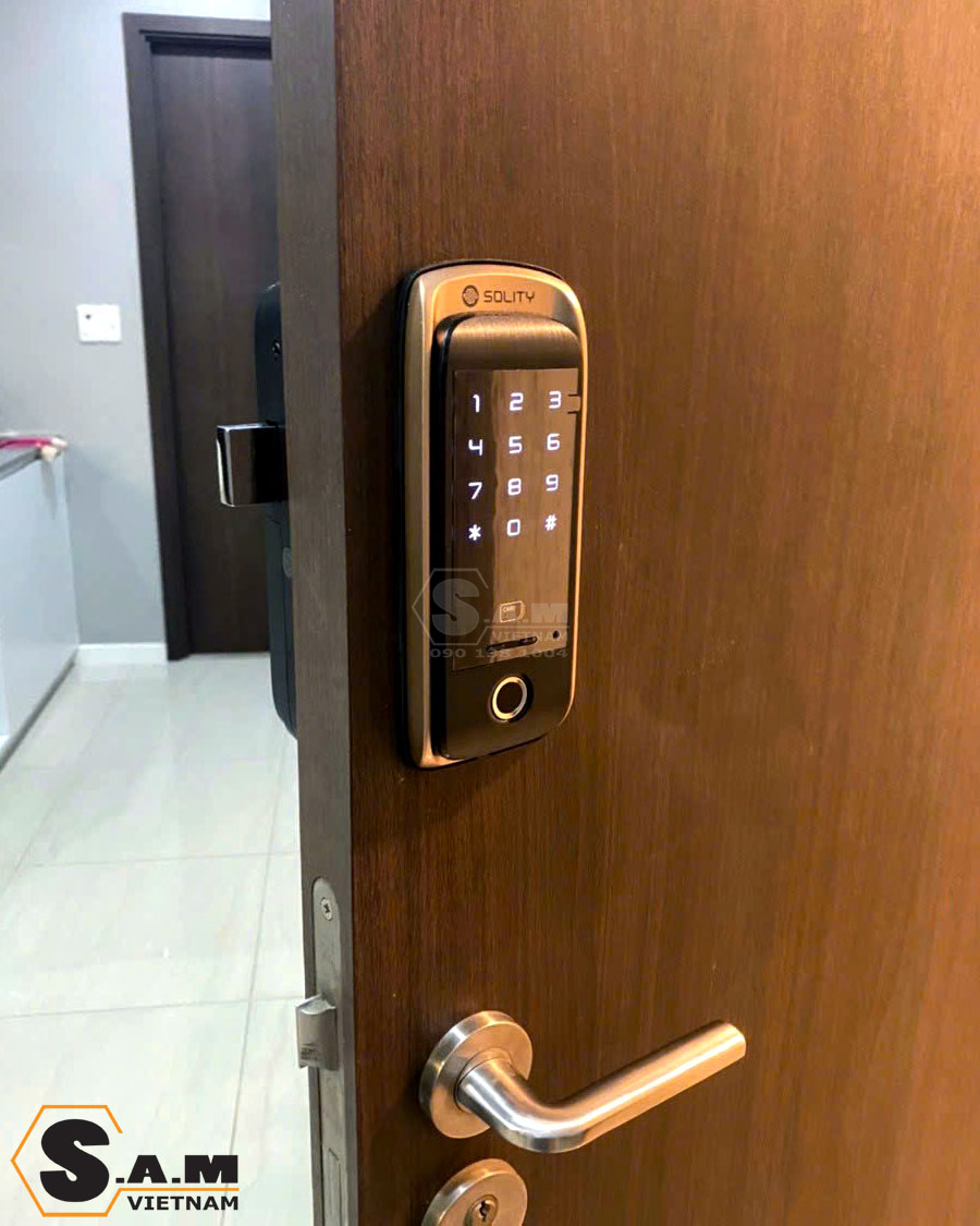 Khóa vân tay không tay cầm Solity GA-60B