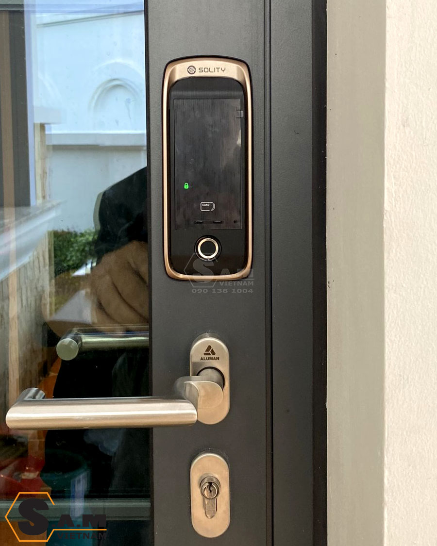 Khóa vân tay không tay cầm Solity GA-60B