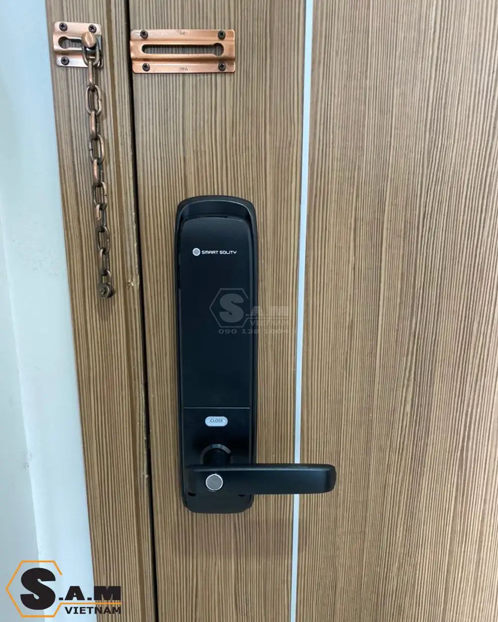 Lắp đặt khóa vân tay Solity GM-6000BK Lắp đặt khóa vân tay Solity GM-6000BK