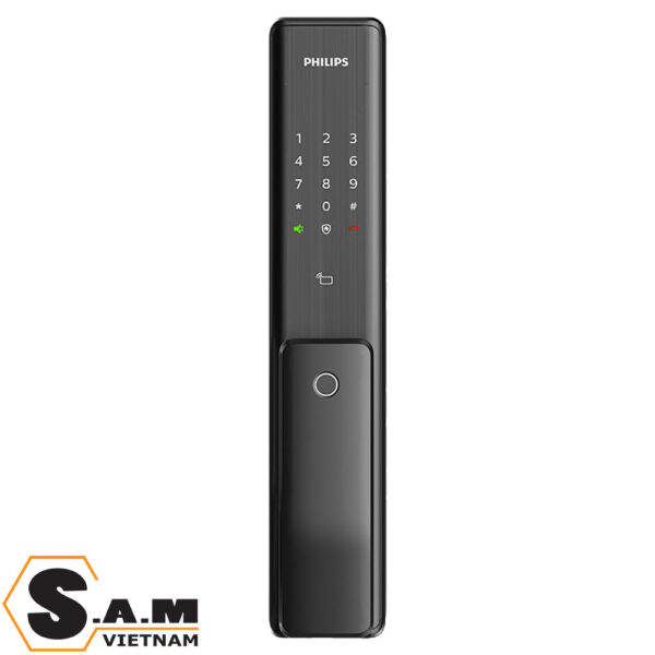 Khóa vân tay Philips Alpha Black