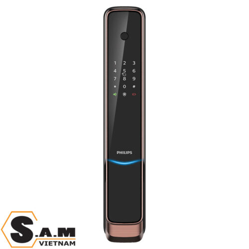 Khóa điện tử Philips 9300 đồng đỏ copper
