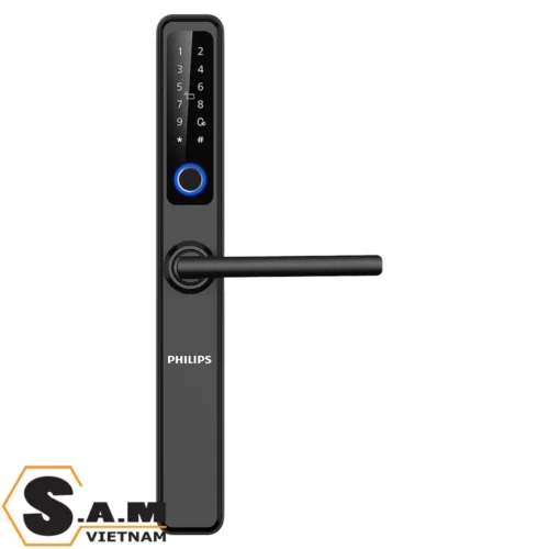 Khóa vân tay Philips DDL608-5HWS màu đen