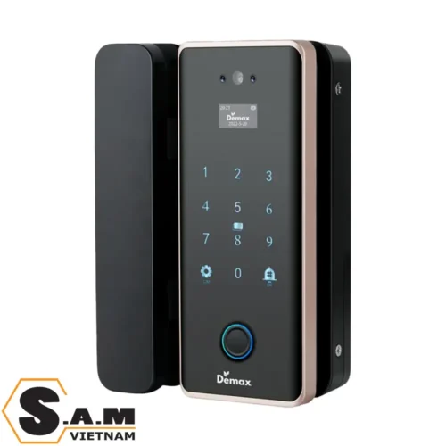 Khoá vân tay Face ID cửa kính Demax SL900 G