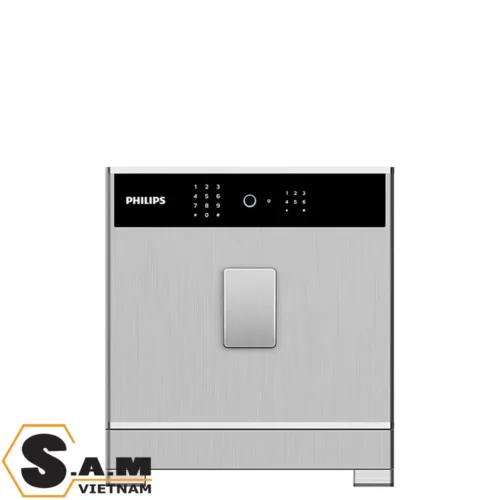 Két sắt vân tay thông minh Philips SBX701 - 4B0 màu bạc