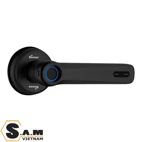 Ổ khoá tròn tay gạt vân tay Demax SL109 BL