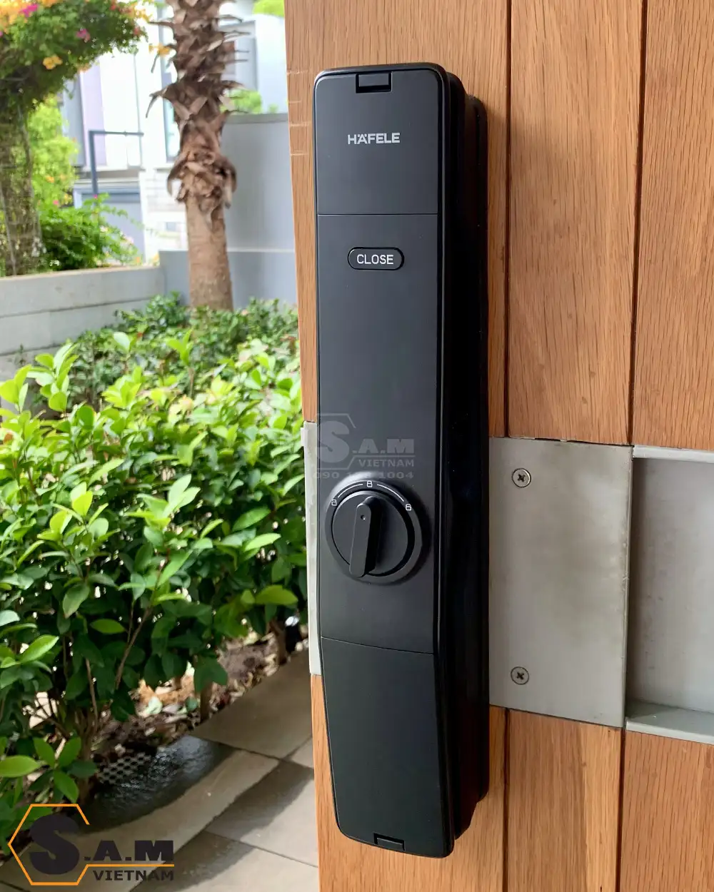 Lắp đặt khóa vân tay Hafele PP9000 matt black